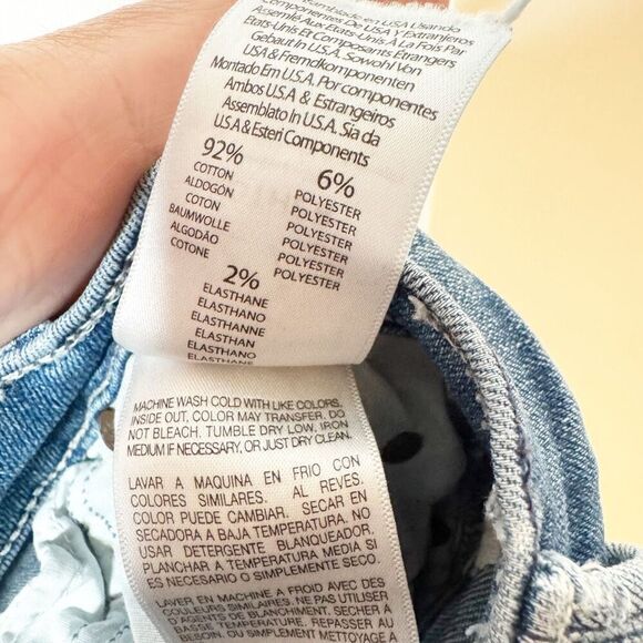 Mother Denim the Stunner Ankle Fray Skinny Jeans Graffiti Girl Women’s Size 27 - Picture 10 of 11